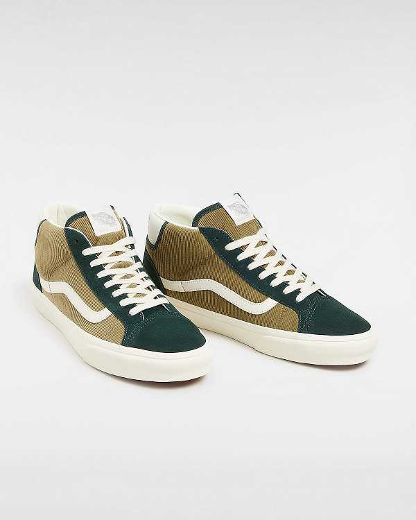 Green Vans Mid Skool 37 Women Sneakers | VN3714568