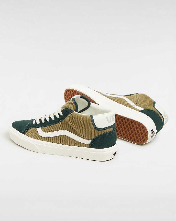 Green Vans Mid Skool 37 Women Sneakers | VN3714568