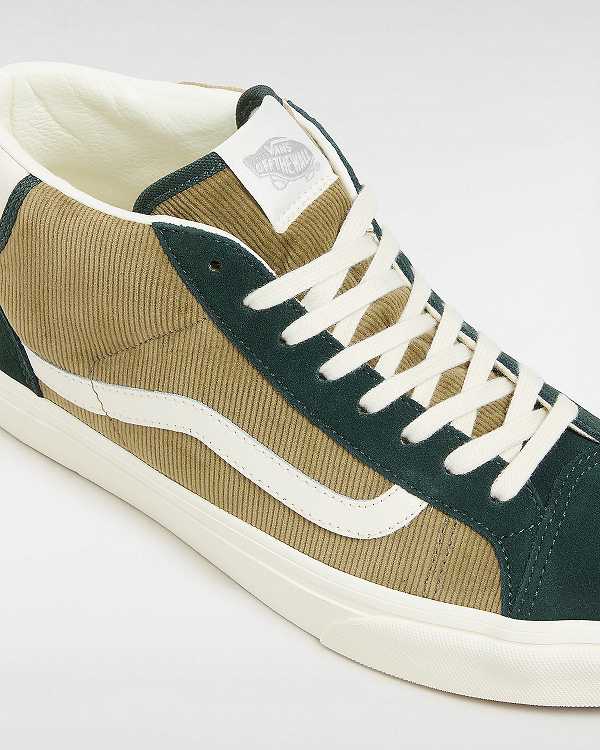 Green Vans Mid Skool 37 Women Sneakers | VN3714568