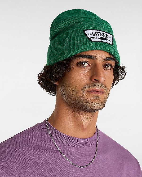 Green Vans Milford Unisex Beanie | VN0718256