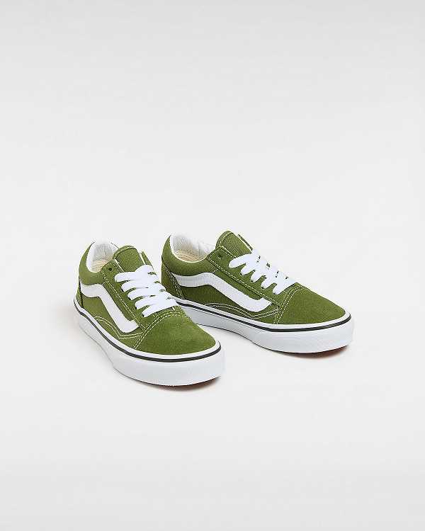 Green Vans Old Skool (4-8 Years) Kids' Sneakers | VN7504293