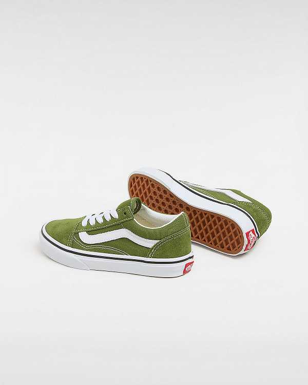 Green Vans Old Skool (4-8 Years) Kids' Sneakers | VN7504293