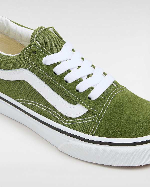 Green Vans Old Skool (4-8 Years) Kids' Sneakers | VN7504293