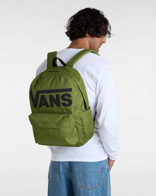 Green Vans Old Skool Drop V Unisex Backpacks | VN5476201