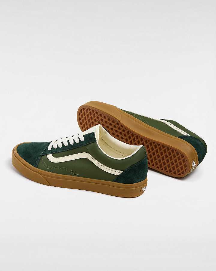 Green Vans Old Skool Women Sneakers | VN4087529