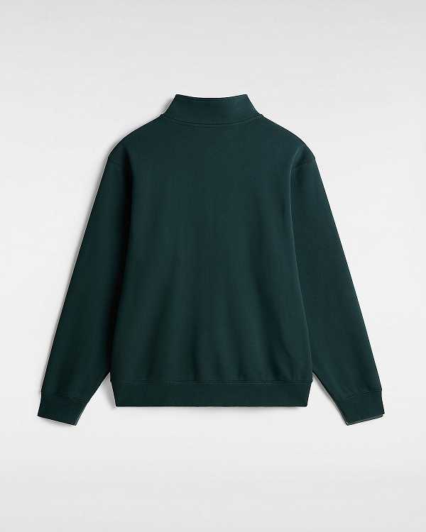 Green Vans Original Standards Loose Quarter Men Sweatshirt | VN7320498