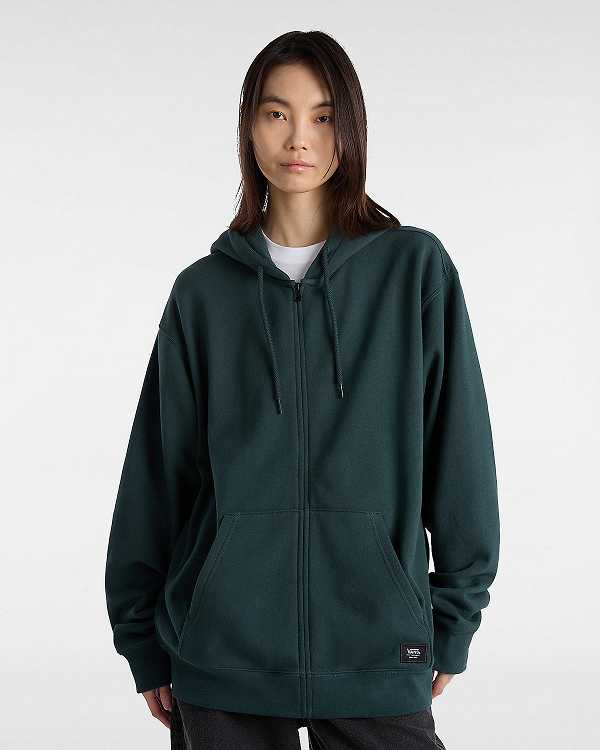 Green Vans Original Standards Loose Women Hoodie | VN9023487