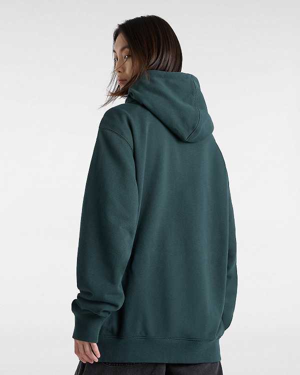 Green Vans Original Standards Loose Women Hoodie | VN9023487