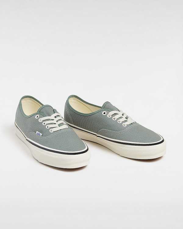 Green Vans Premium Authentic 44 Duck Men Canvas Shoes | VN9870256