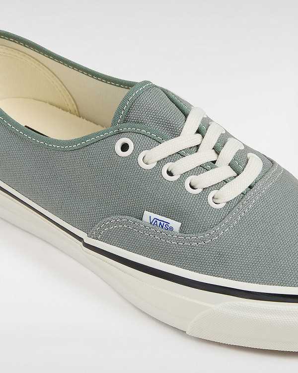 Green Vans Premium Authentic 44 Duck Men Canvas Shoes | VN9870256