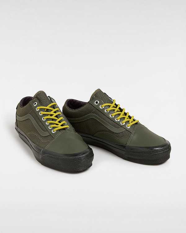 Green Vans Premium Old Skool 36 Women Skate Shoes | VN4716285