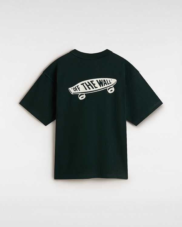 Green Vans Premium Original Salton Short Sleeve Men T Shirts | VN3540617