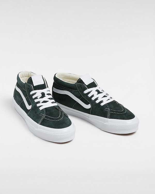 Green Vans Premium Sk8-Mid 83 Men Sneakers | VN7621359