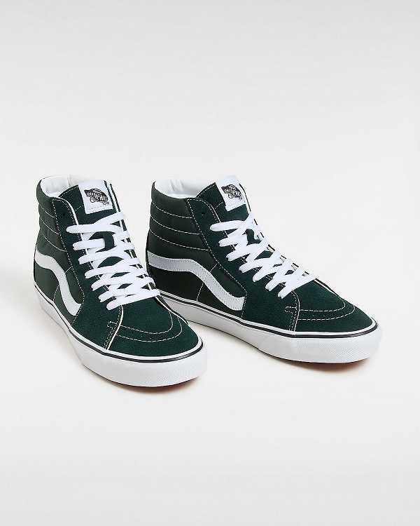 Green Vans Sk8-Hi Men Skate Shoes | VN7369814