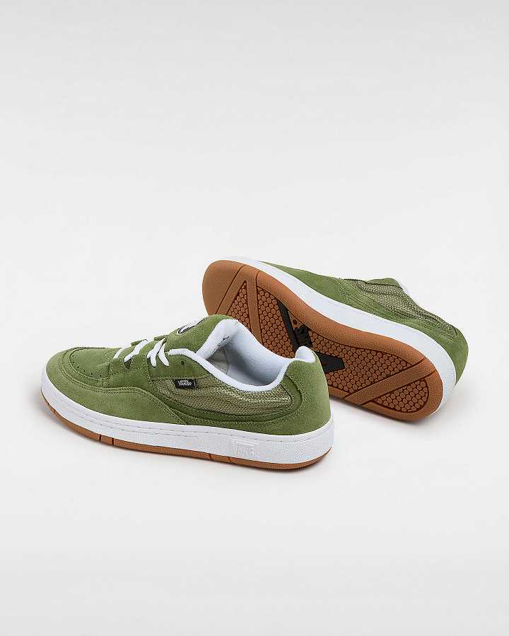 Green Vans Speed LS Men Skate Shoes | VN4850319