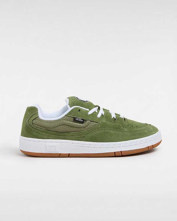 Green Vans Speed LS Men Skate Shoes | VN4850319