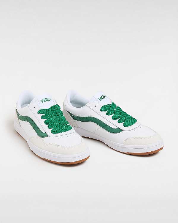 Green / White Vans Cruze Too ComfyCush Men Sneakers | VN3056297