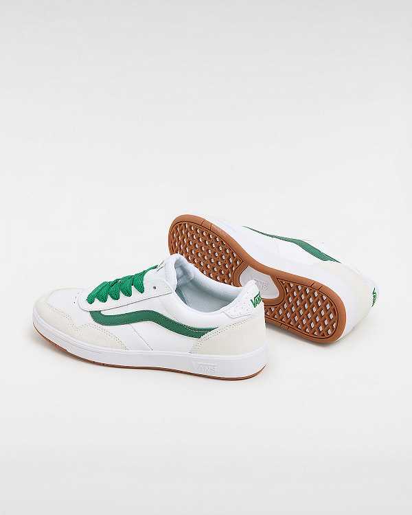 Green / White Vans Cruze Too ComfyCush Men Sneakers | VN3056297