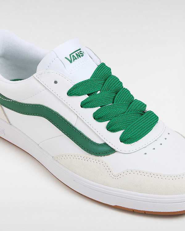 Green / White Vans Cruze Too ComfyCush Men Sneakers | VN3056297