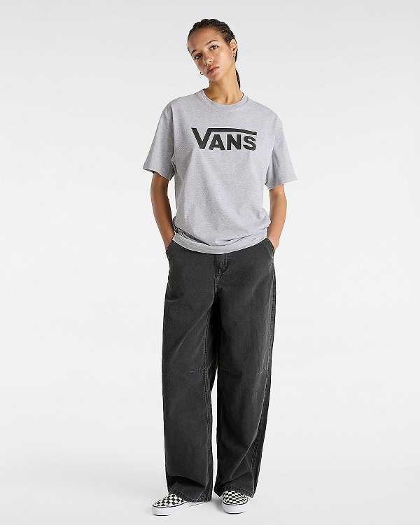 Grey Vans Classic Women T Shirts | VN7519836