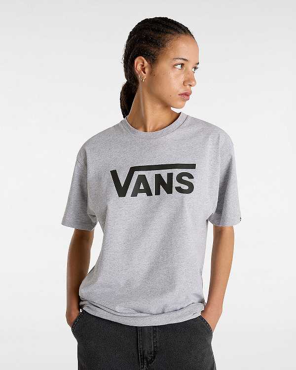 Grey Vans Classic Women T Shirts | VN7519836