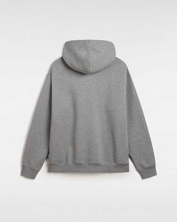 Grey Vans Fish loose Men Hoodie | VN9108476