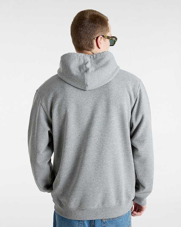 Grey Vans Global Line Loose Men Hoodie | VN6971025