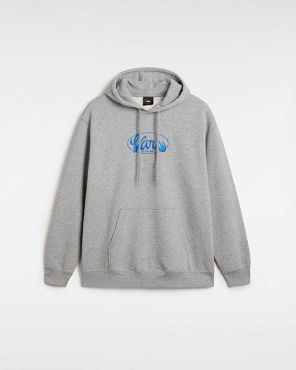 Grey Vans Global Line Loose Men Hoodie | VN6971025