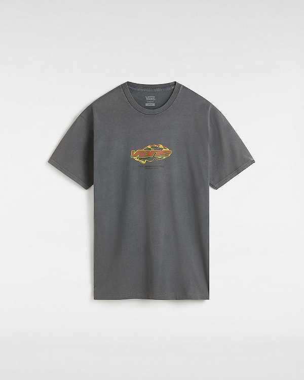 Grey Vans Ignitions Men T Shirts | VN7310854