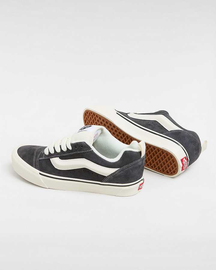 Grey Vans Knu Skool Men Sneakers | VN8714250