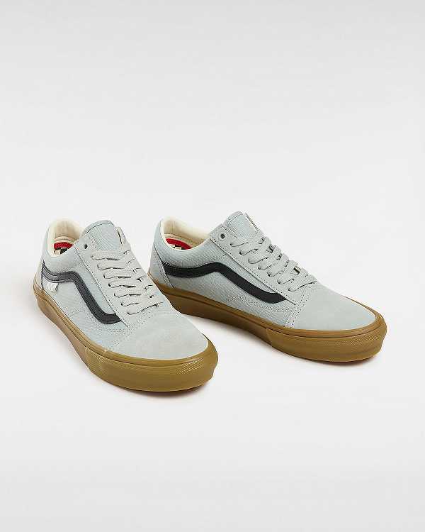 Grey Vans Old Skool Men Skate Shoes | VN1546389