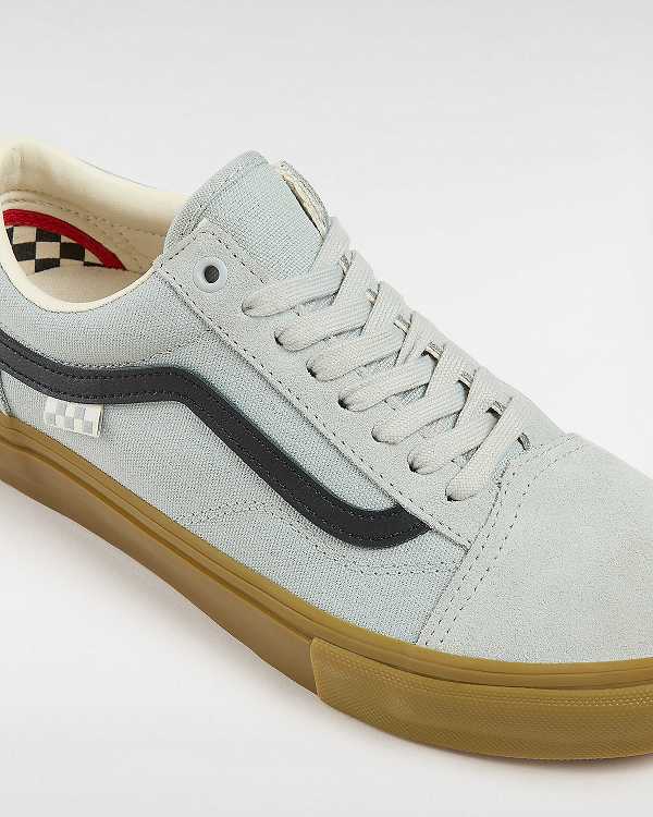 Grey Vans Old Skool Men Skate Shoes | VN1546389