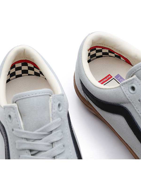 Grey Vans Old Skool Men Skate Shoes | VN1546389