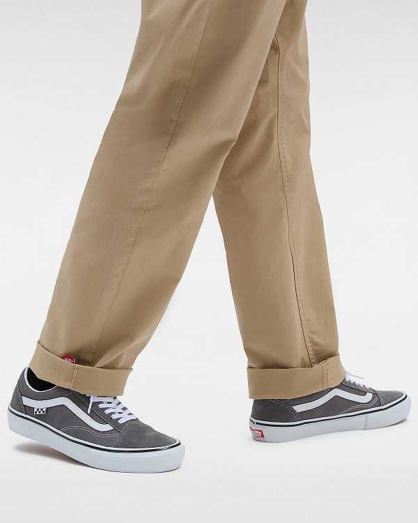 Grey Vans Old Skool Men Skate Shoes | VN4653892