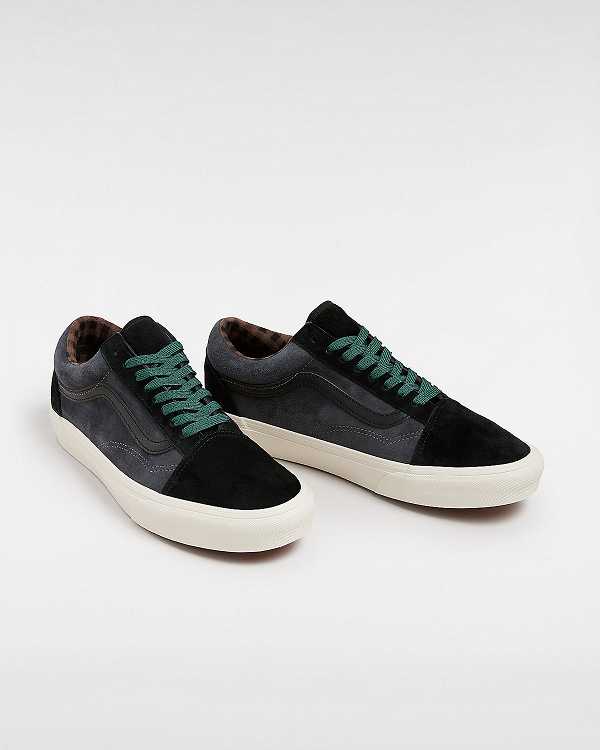 Grey Vans Old Skool Pig Suede Women Sneakers | VN1578249