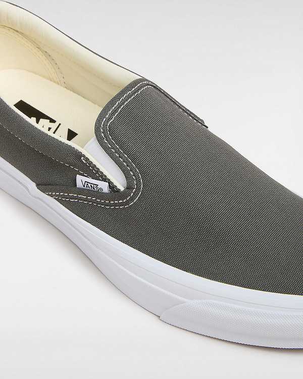 Grey Vans Premium 98 Women Slip On Shoes | VN8534701