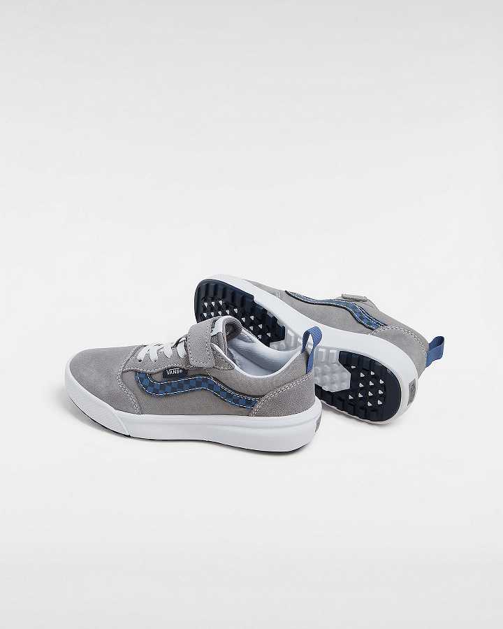 Grey Vans UltraRange 66 Hook and Loop (4-8 Years) Kids' Sneakers | VN2461380