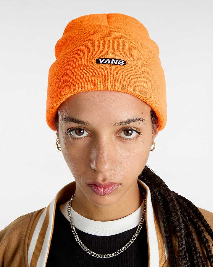 Orange Vans Bagley Tall Cuff Unisex Beanie | VN8956417