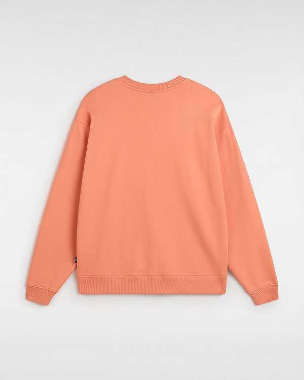 Orange Vans Flying V Women Sweatshirt | VN4518907