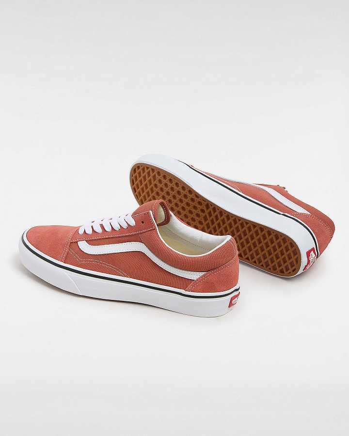 Orange Vans Old Skool Men Sneakers | VN7069421