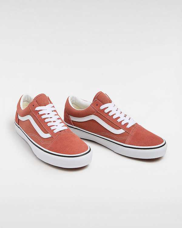 Orange Vans Old Skool Women Sneakers | VN7142859