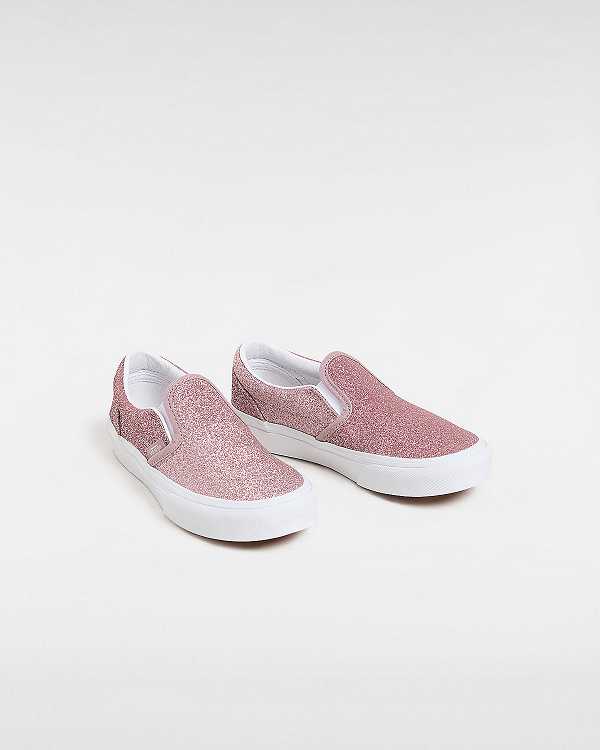 Pink Vans Classic (4-8 Years) Kids' Slip On Shoes | VN6183724