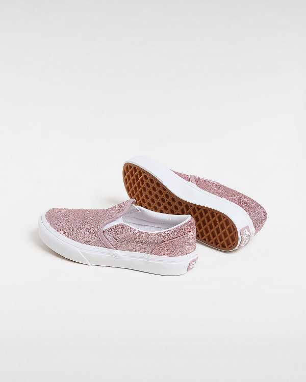 Pink Vans Classic (4-8 Years) Kids' Slip On Shoes | VN6183724