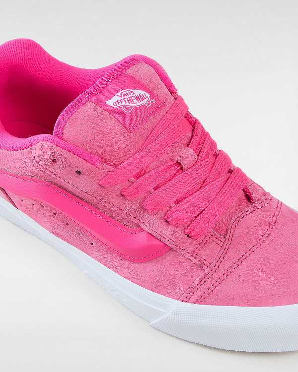 Pink Vans Knu Skool Women Skate Shoes | VN0625394