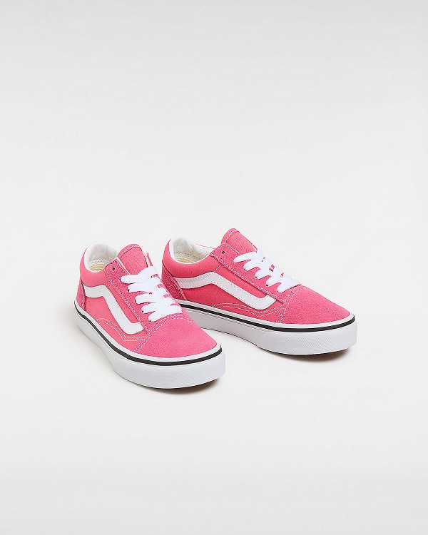 Pink Vans Old Skool (4-8 Years) Kids' Sneakers | VN9620157