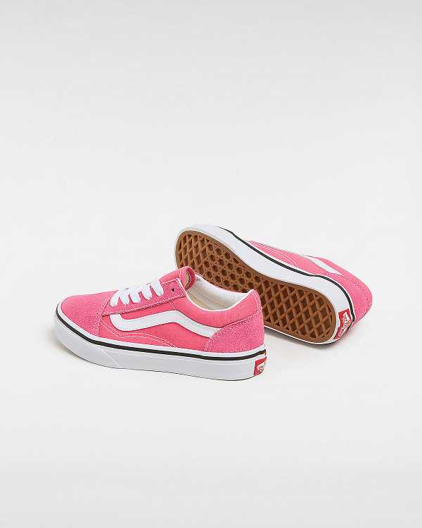 Pink Vans Old Skool (4-8 Years) Kids' Sneakers | VN9620157