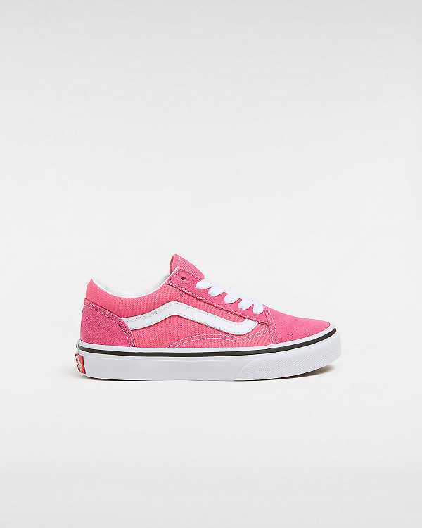 Pink Vans Old Skool (4-8 Years) Kids\' Sneakers | VN9620157