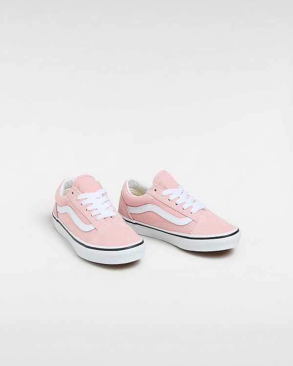 Pink Vans Old Skool (4-8 Years) Kids' Sneakers | VN4692751