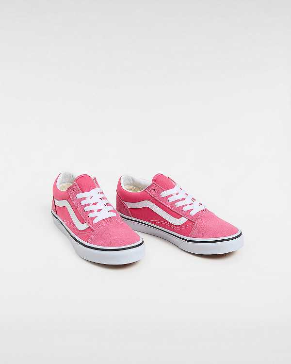 Pink Vans Old Skool (8-14 Years) Kids' Sneakers | VN2074981