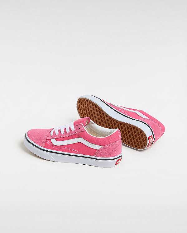 Pink Vans Old Skool (8-14 Years) Kids' Sneakers | VN2074981